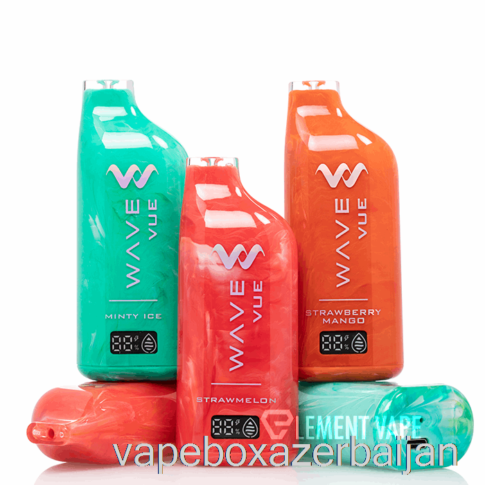 E-Juice Vape Wave Vue 10000 Disposable Blue Razz Ice